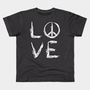 Peace and Love Kids T-Shirt